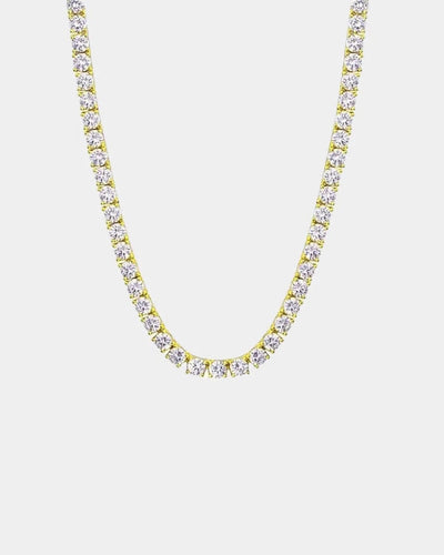 5 MM Tennis Choker - Gold