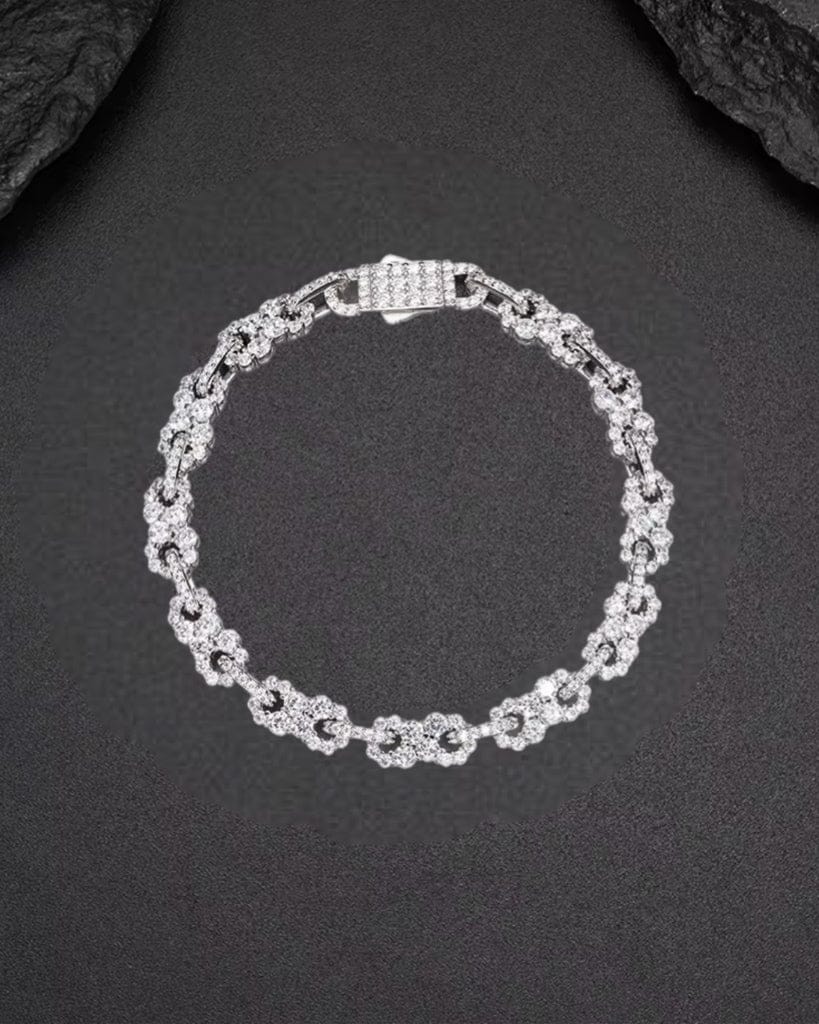 Bracelet Moissanite Infinite Cuban Bracelet
