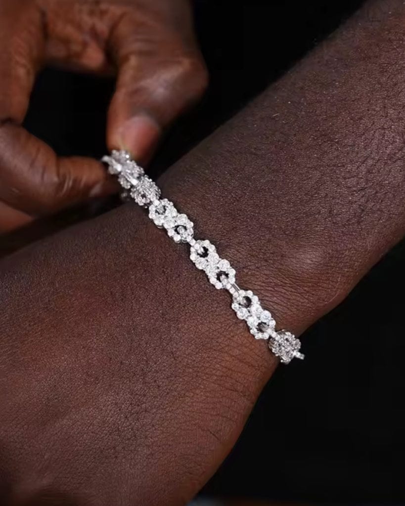 Bracelet Moissanite Infinite Cuban Bracelet