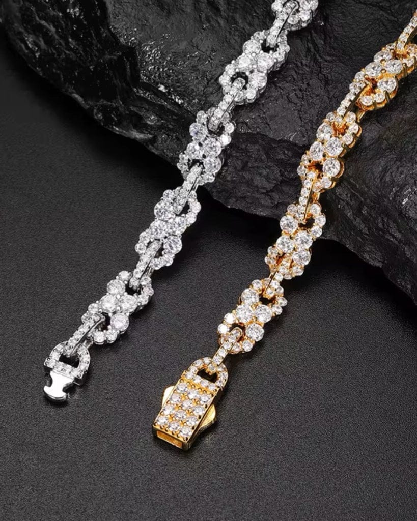 Bracelet Moissanite Infinite Cuban Bracelet