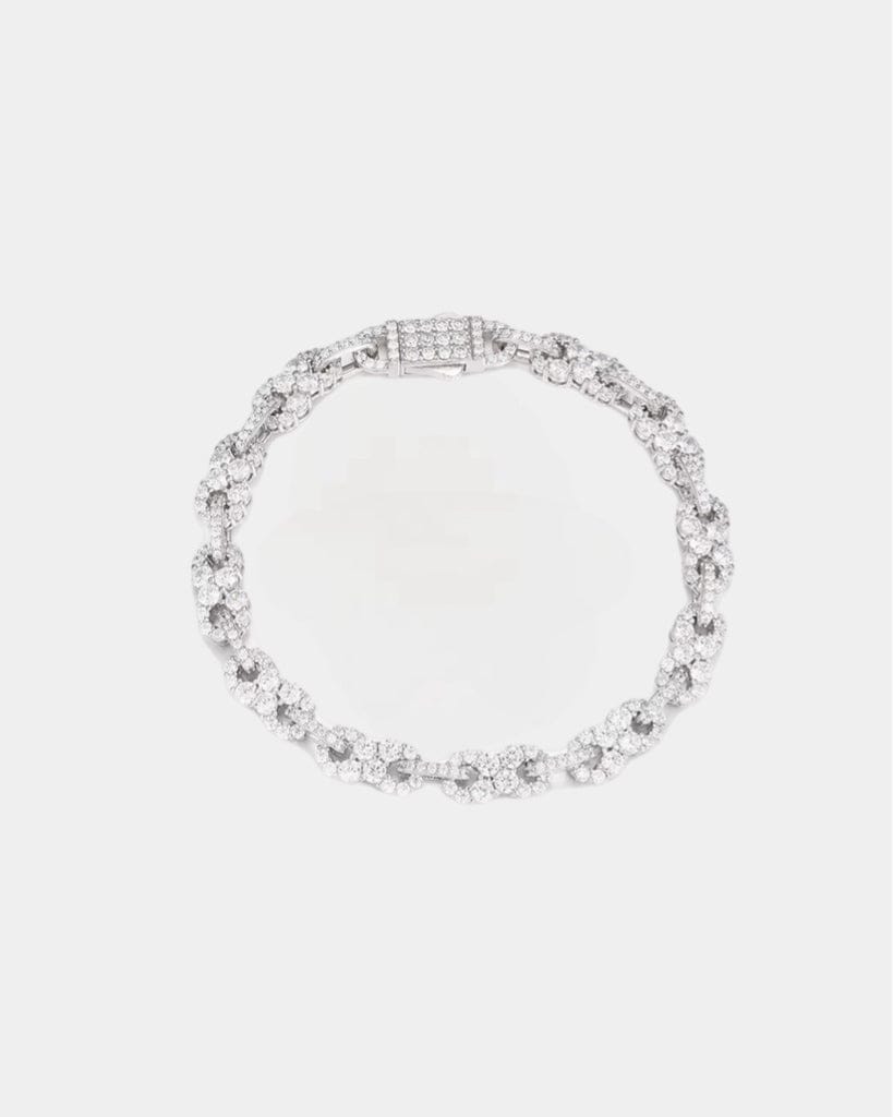Bracelet Moissanite Infinite Cuban Bracelet