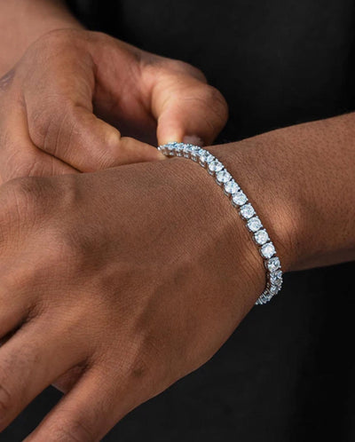 Bracelet VVS Moissanite Tennis Bracelet - White Gold