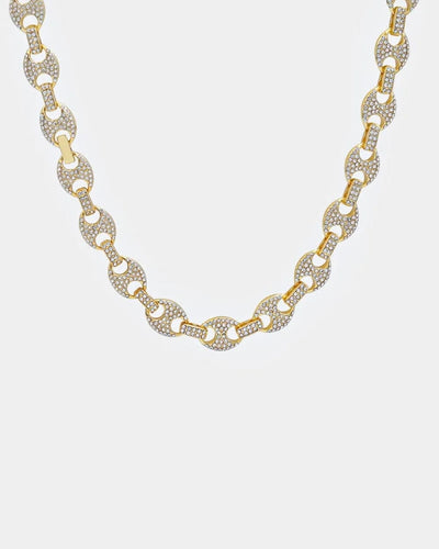Chain 12 MM Oval Link Chain - Gold