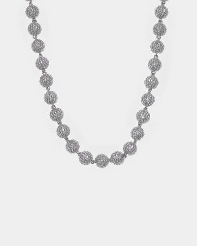 Chain Ball Chain - White Gold