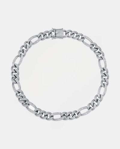 Chain Diamond Figaro Chain - Gold