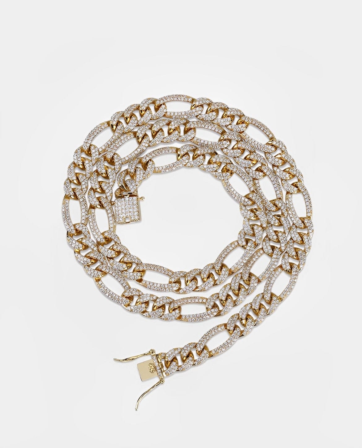 Chain Diamond Figaro Chain - Gold