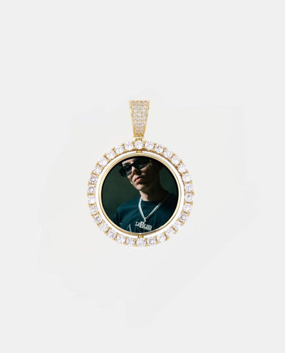 Customized Necklace Spinning 3D Photo Pendant