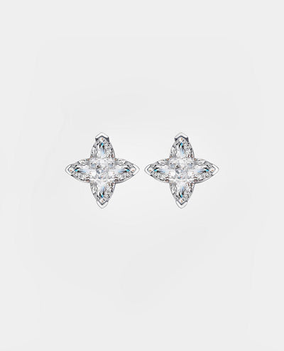Earrings LV Cut Earrings - White Gold