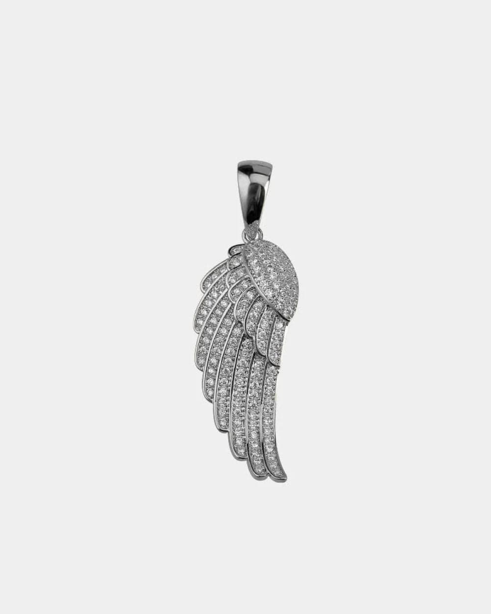 Pendant Angel Wing - White Gold