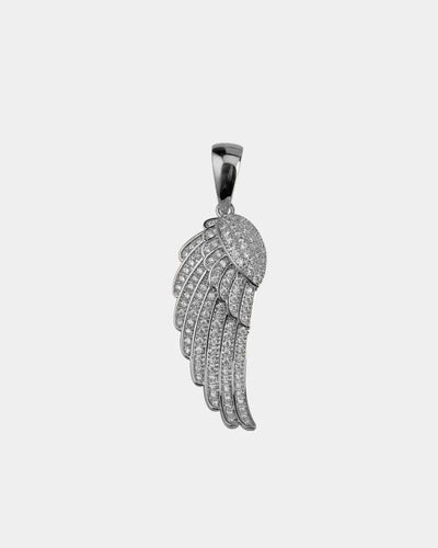 Pendant Angel Wing - White Gold