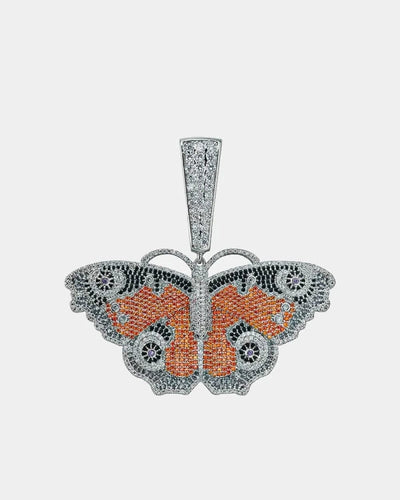 Pendant Butterfly - White Gold