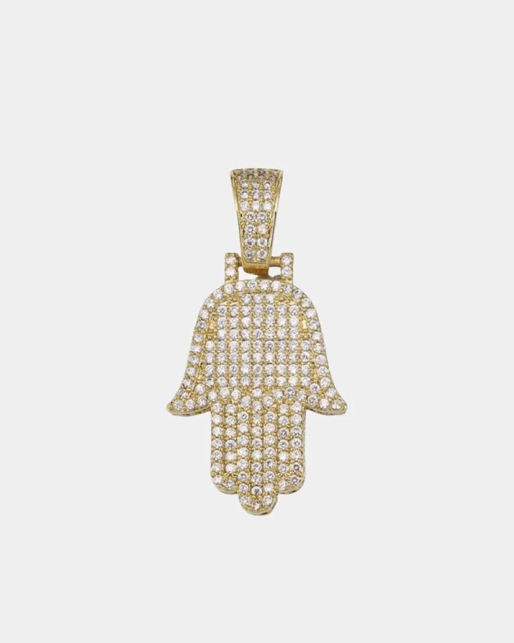 Pendant Diamond Fatma Hand - Gold