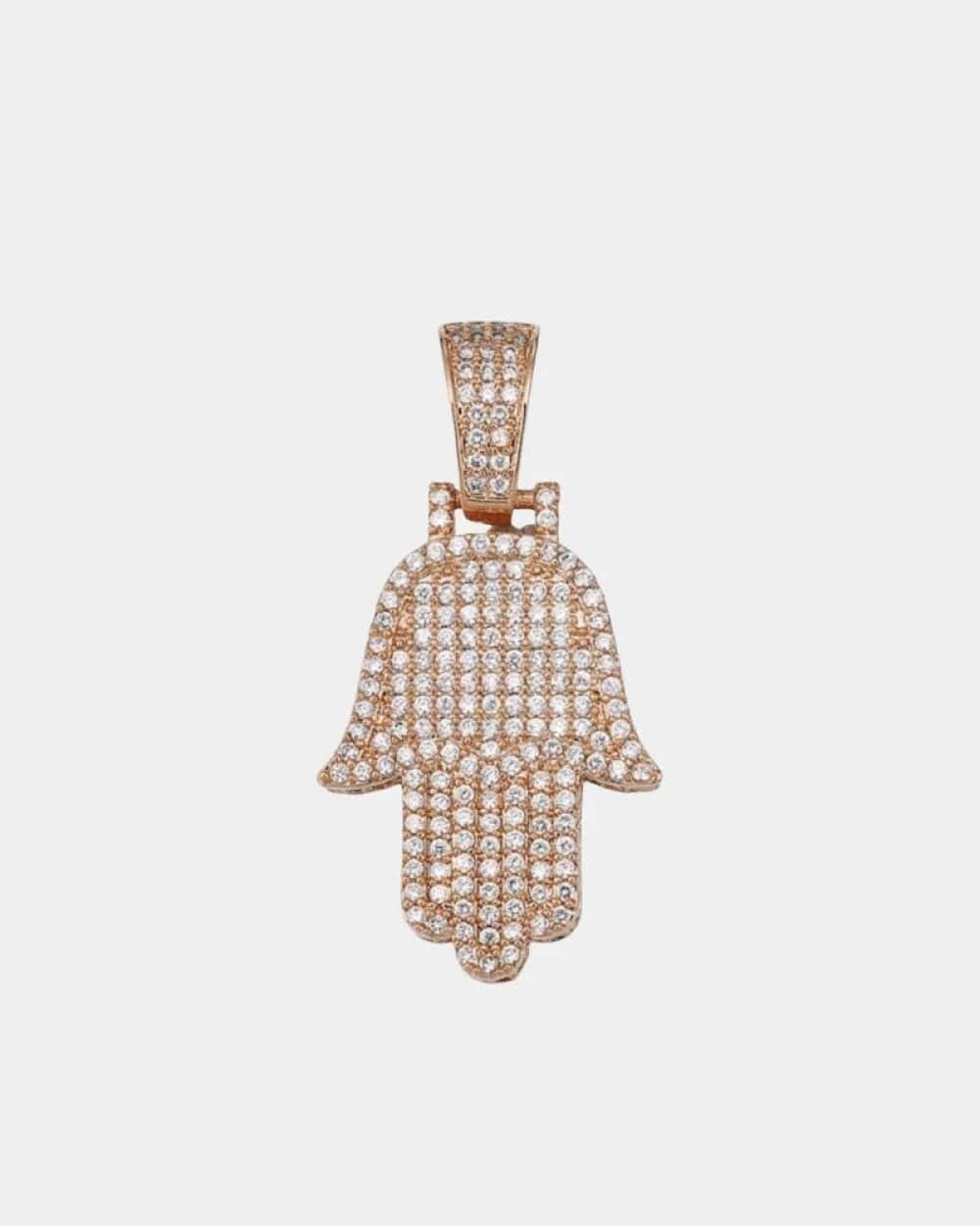 Pendant Diamond Fatma Hand - Rose Gold