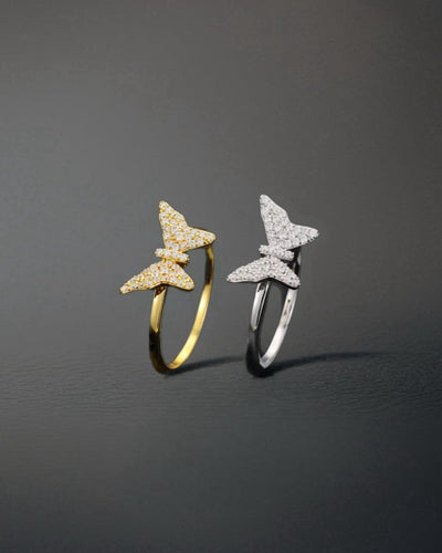 Ring Moissanite Diamond Butterfly Ring