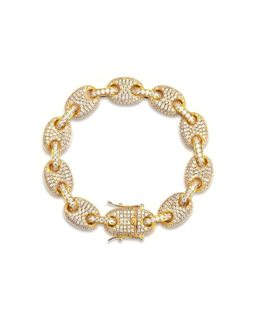 Bracelet 12 MM Gucci Link Bracelet - Gold