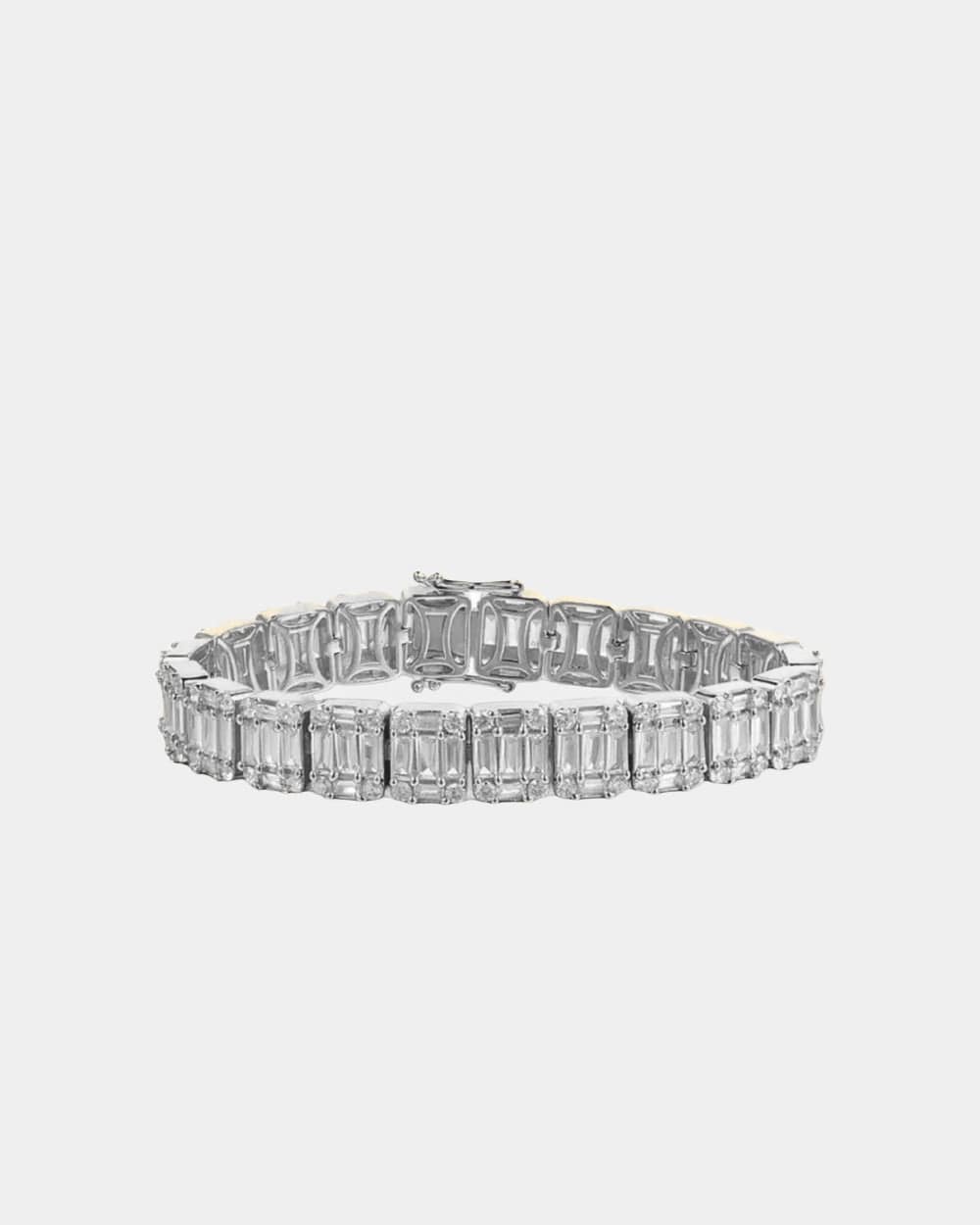 Bracelet Baguette Diamond Bracelet - White Gold