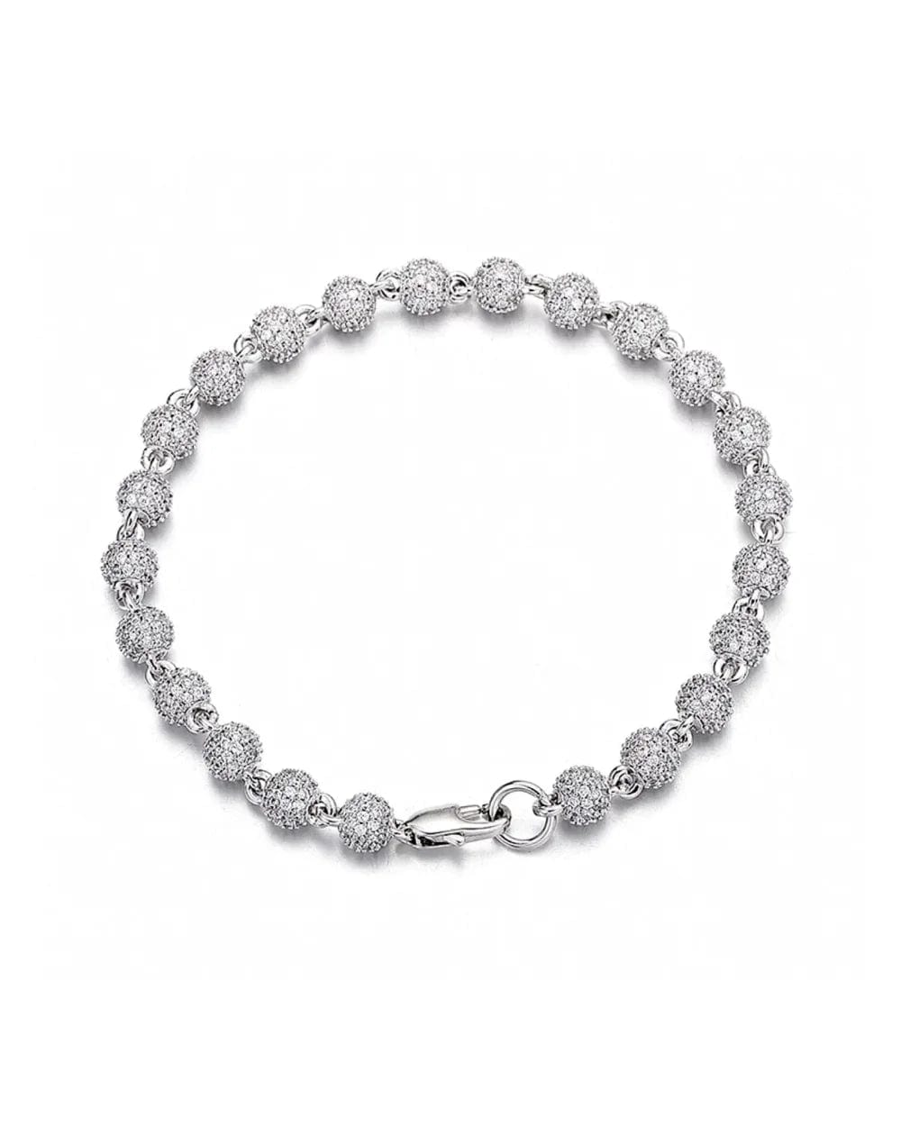 Bracelet Ball Bracelet -  White Gold