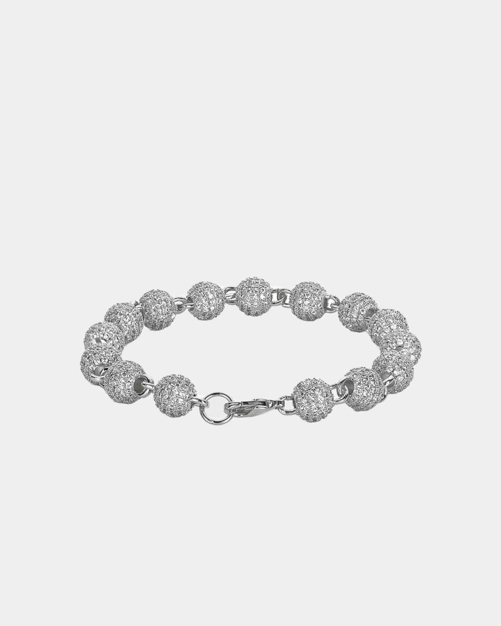 Bracelet Ball Bracelet -  White Gold