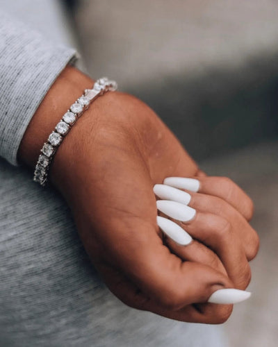 Bracelet Tennis Bracelet - White Gold
