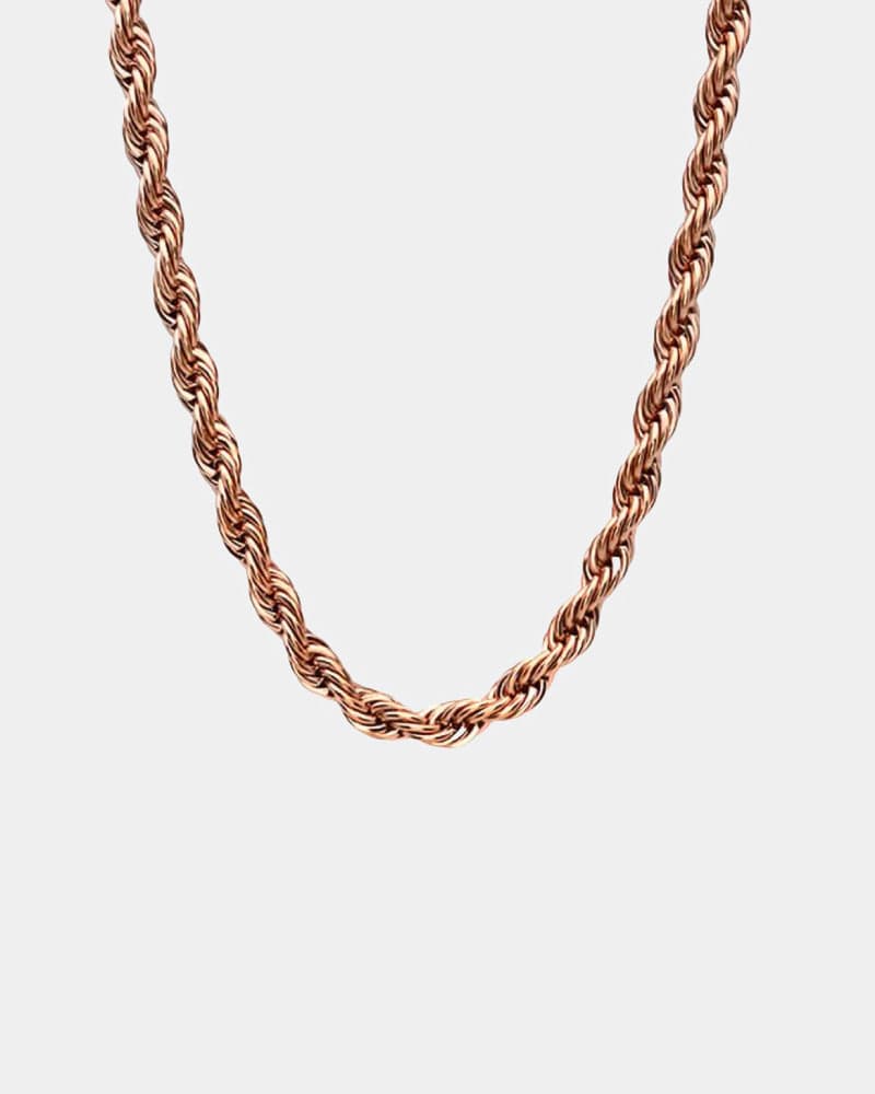 Chain Rope Chain - Rose Gold