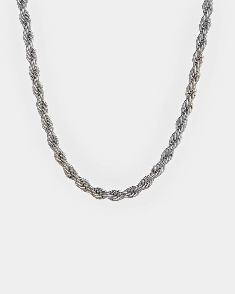 Chain Rope Chain - White Gold