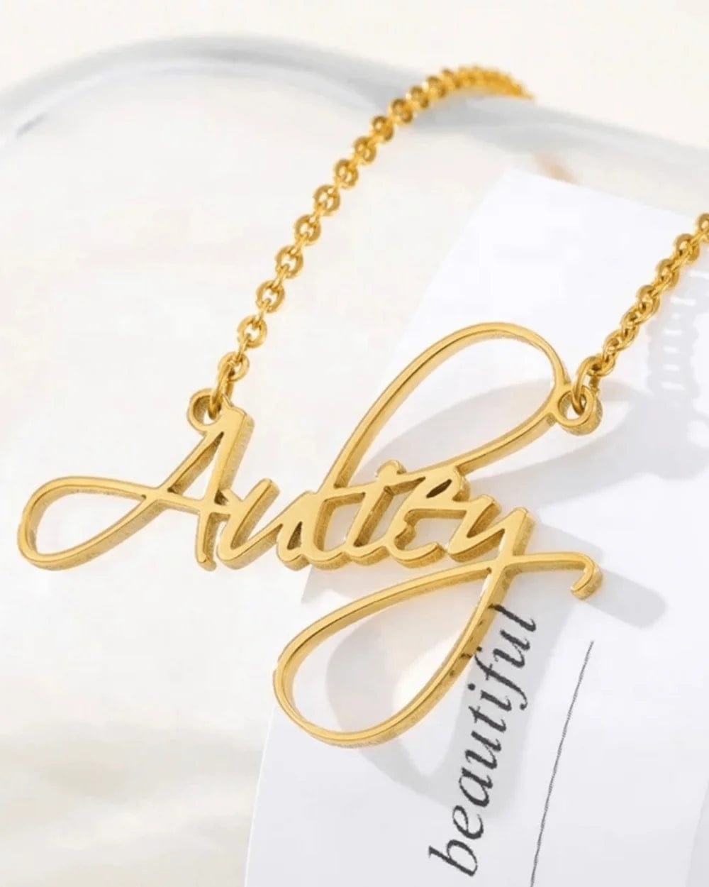 Customized Necklace Custom 'Cursive' - Name Necklace
