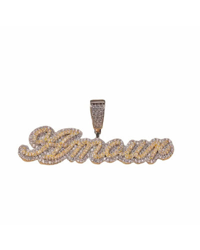 Customized Necklace Custom Script Font Pendant