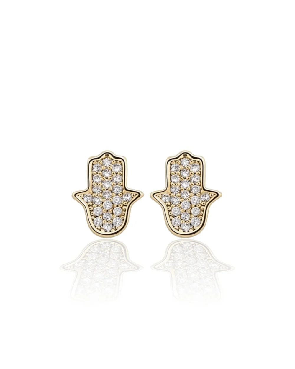 Earrings Fatma Hand Earrings - Gold