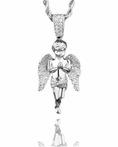 Pendant Angel - White Gold