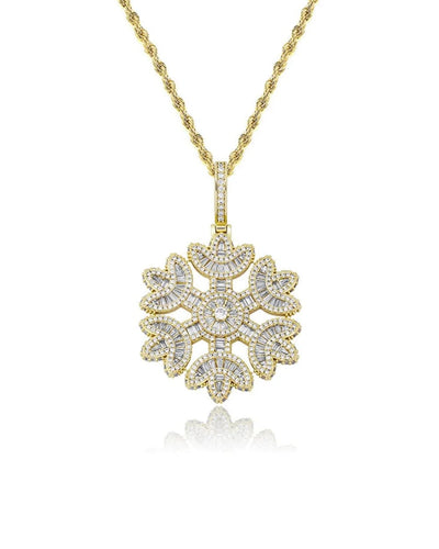 Pendant Ice Flake Pendant - Gold