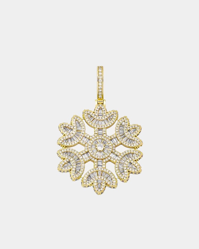 Pendant Ice Flake Pendant - Gold