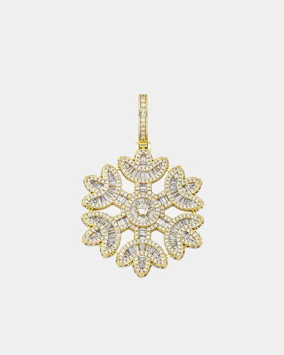 Pendant Ice Flake Pendant - Gold