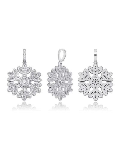 Pendant Ice Flake Pendant - White Gold