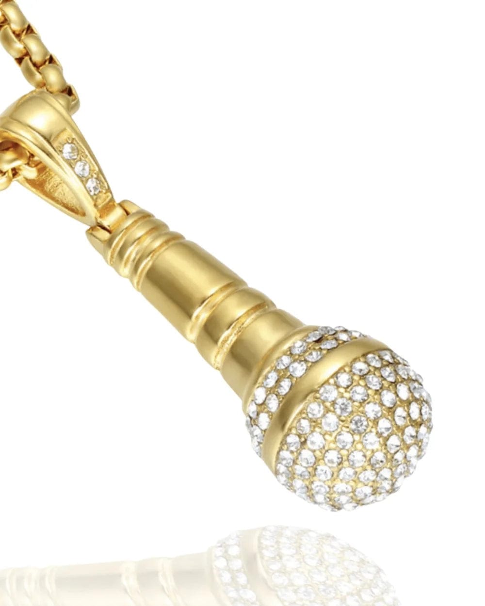 Pendant Microphone - Gold