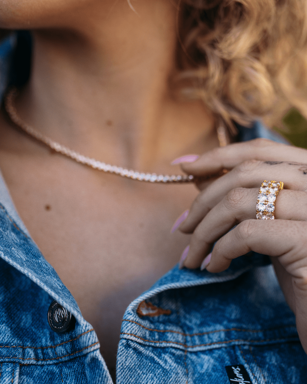 Ring Dual Eternity Ring - Gold