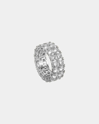 Ring Dual Eternity Ring - White Gold